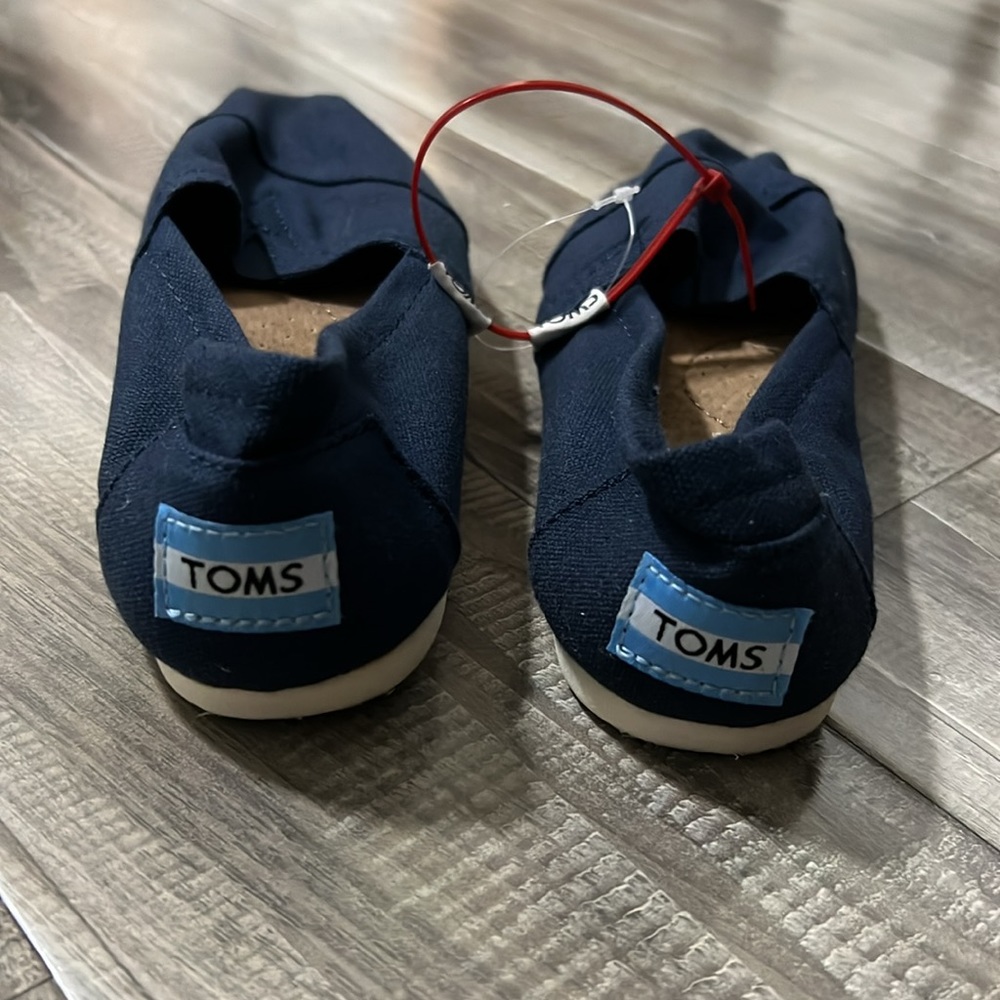 Navy blue Toms classic canvas - Picture 2 of 3